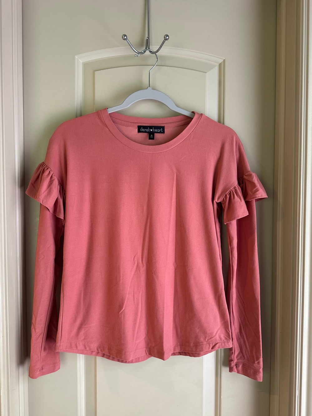 Women’s Derek Heart Top; Coral; Size Small